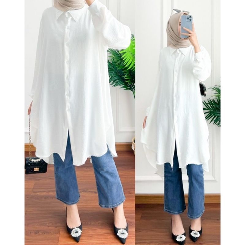 TUNIK JUMBO XXL LD 110 CRINKLE PREMIUM