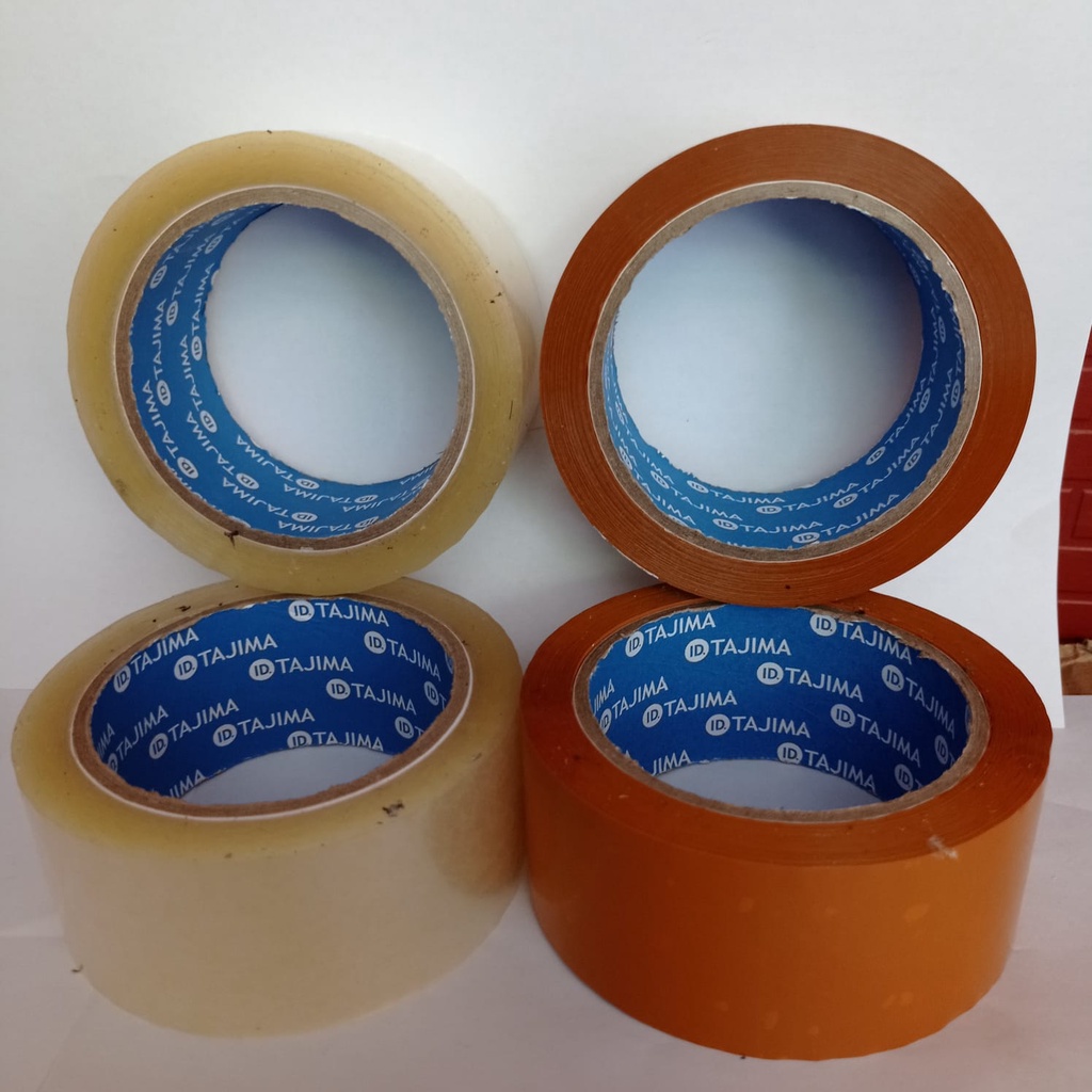 

LAKBAN COKLAT BENING MERK TAJIMA BLUE CORE 2 INCH 45MM 90 YARDS TERBAIK