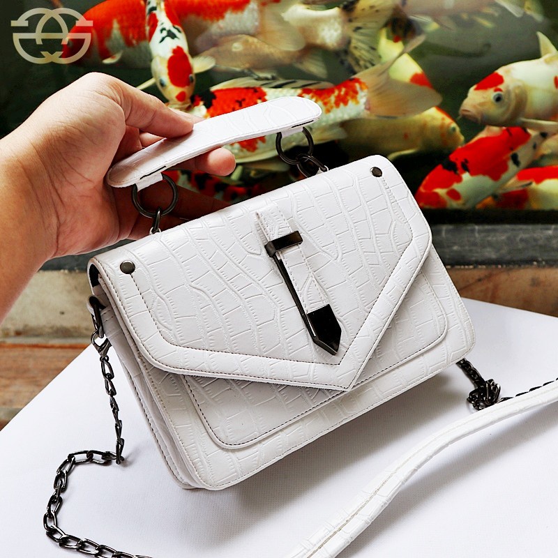 Tas Selempang Wanita Croco Dove Terbaru Kekinian 02-6743 THR
