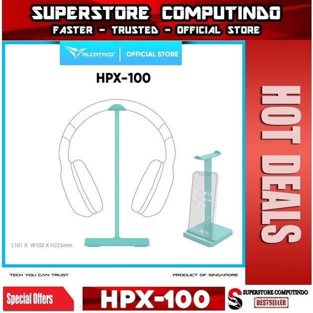 Stand Headset Gaming Alcatroz HPX-100 | Headset Stand Alcatroz HPX100