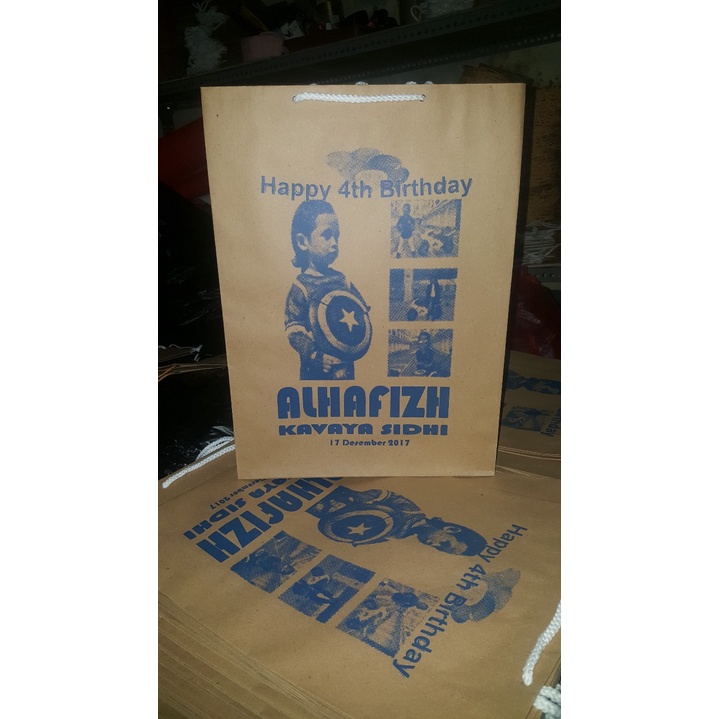 

Paperbag Kraft Coklat Orderan Custom 2