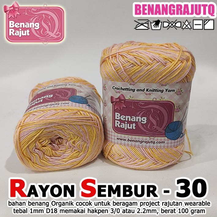 RAYON SEMBUR 30 RS 30 (RAYON MIX)