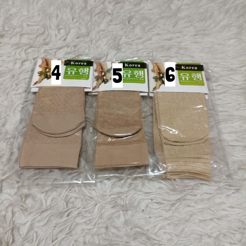 Kaos Kaki Korea Motif Embos Tanpa Jempol