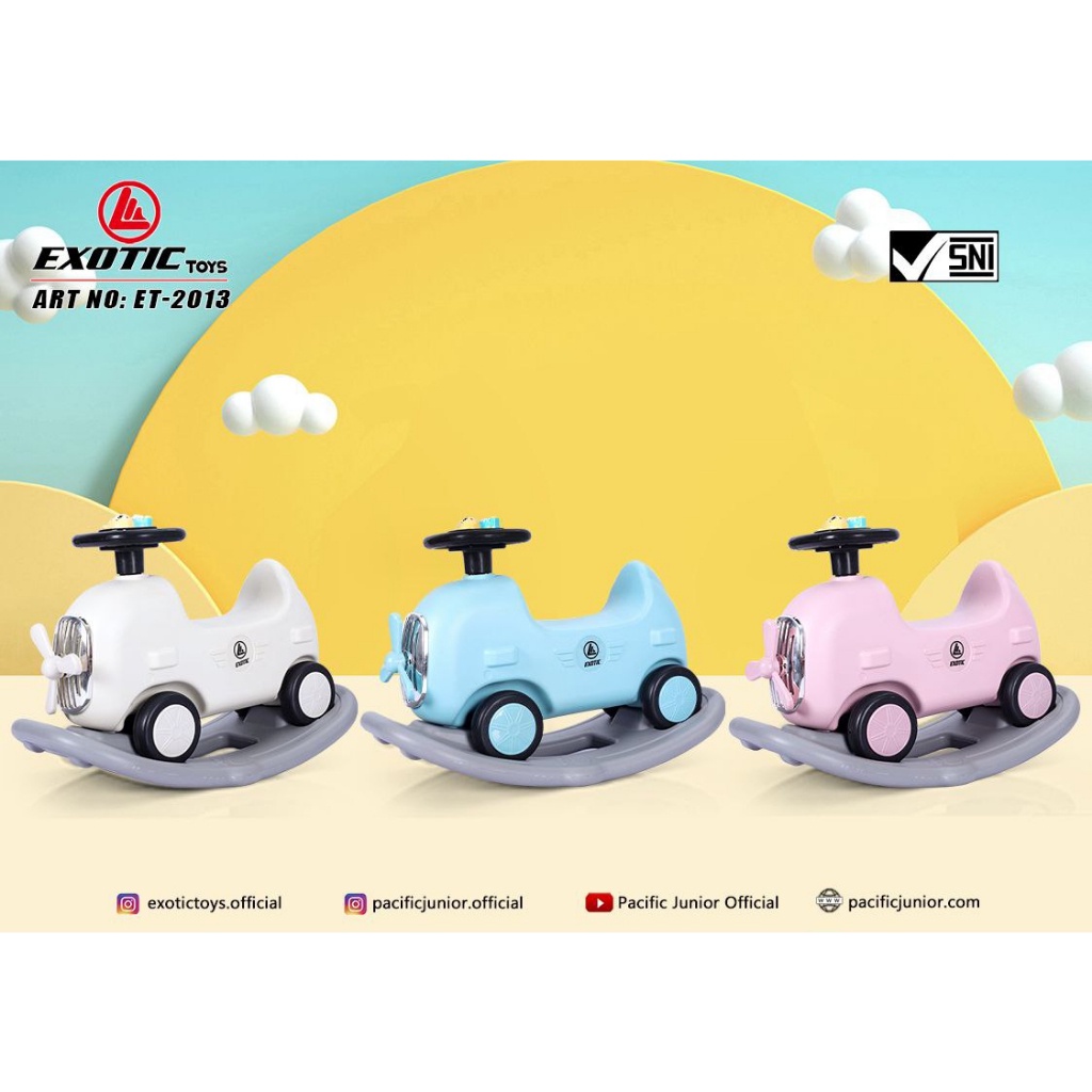 Exotic Ride On 2 in 1 Mainan Mobil Anak ET-2013 / Mainan Mobilan Anak