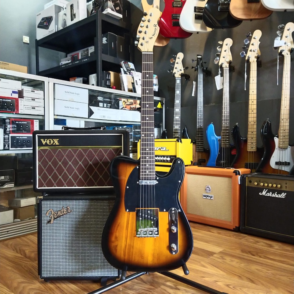 Stinger Telecaster Gitar Elektrik Sunburst