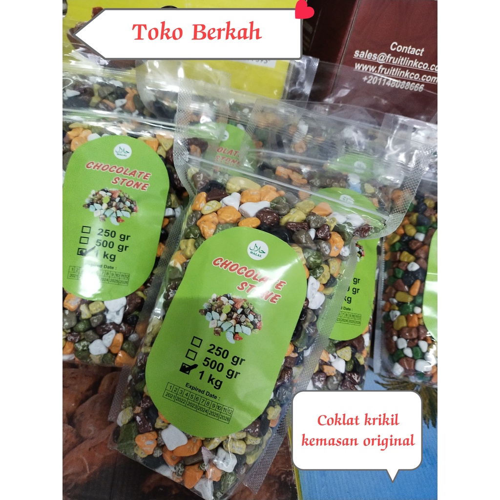 coklat krikil oelh oleh haji prodak yang di jual mengutamakan kualitas
