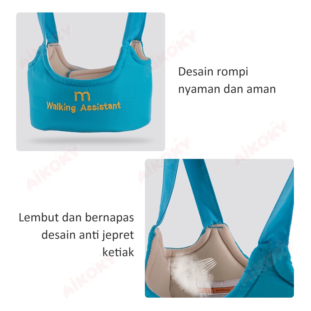 AIKOKY Alat Bantu Belajar Jalan Bayi Anak Mother Care Walking Assistant