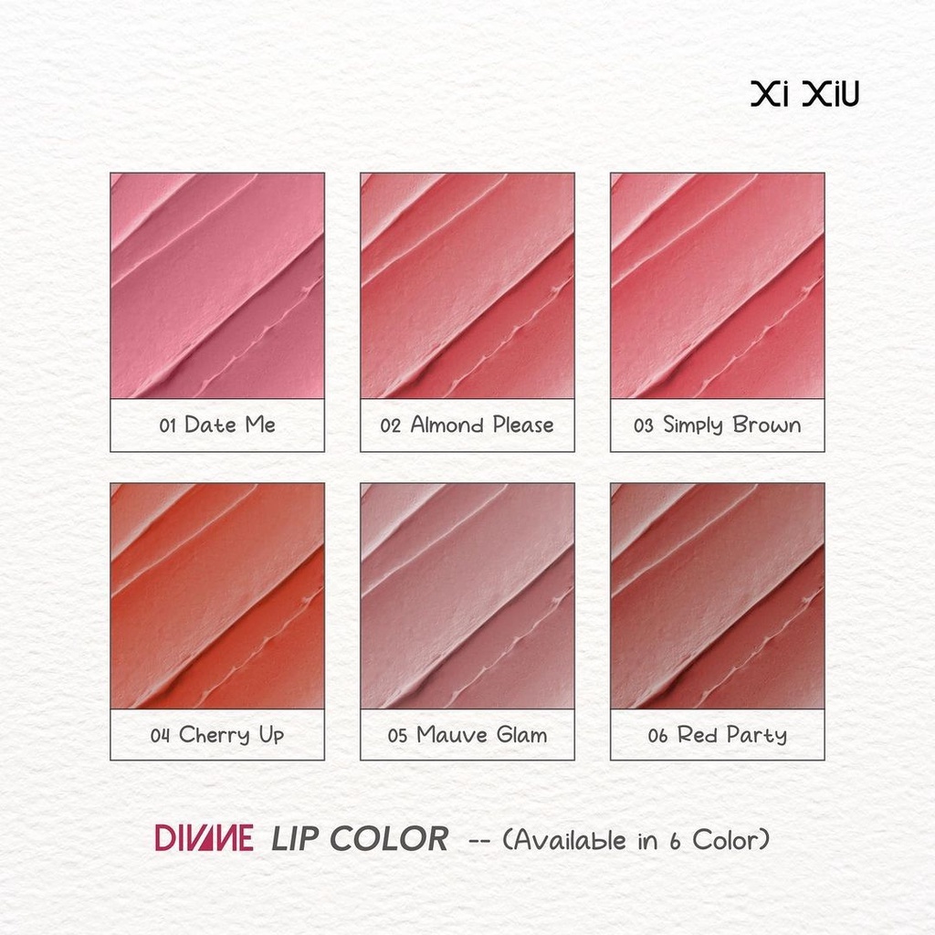 ❤ MEMEY ❤ XI XIU Divine Lip Color | Matte Lipstick