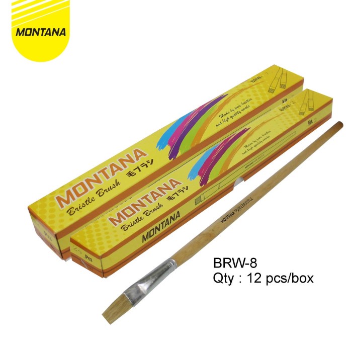 

Kulu Brush / Kuas Cat Air / Lukis / Acrylic Montana Brw-8