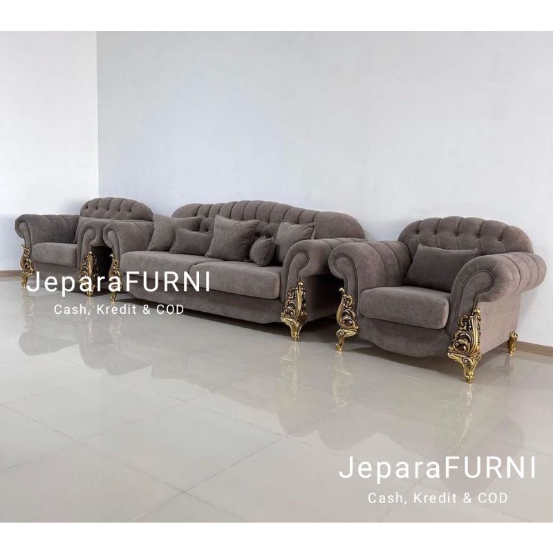 Sofa Jati Jepara I Sofa Tamu Jati Jepara I Sofa Tamu Classic Jati Jepara