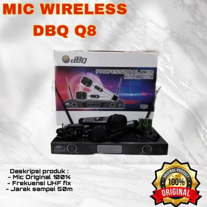 Mic wireless dbq q8 MICROPHONE WIRELESS DBQ Q 8 .