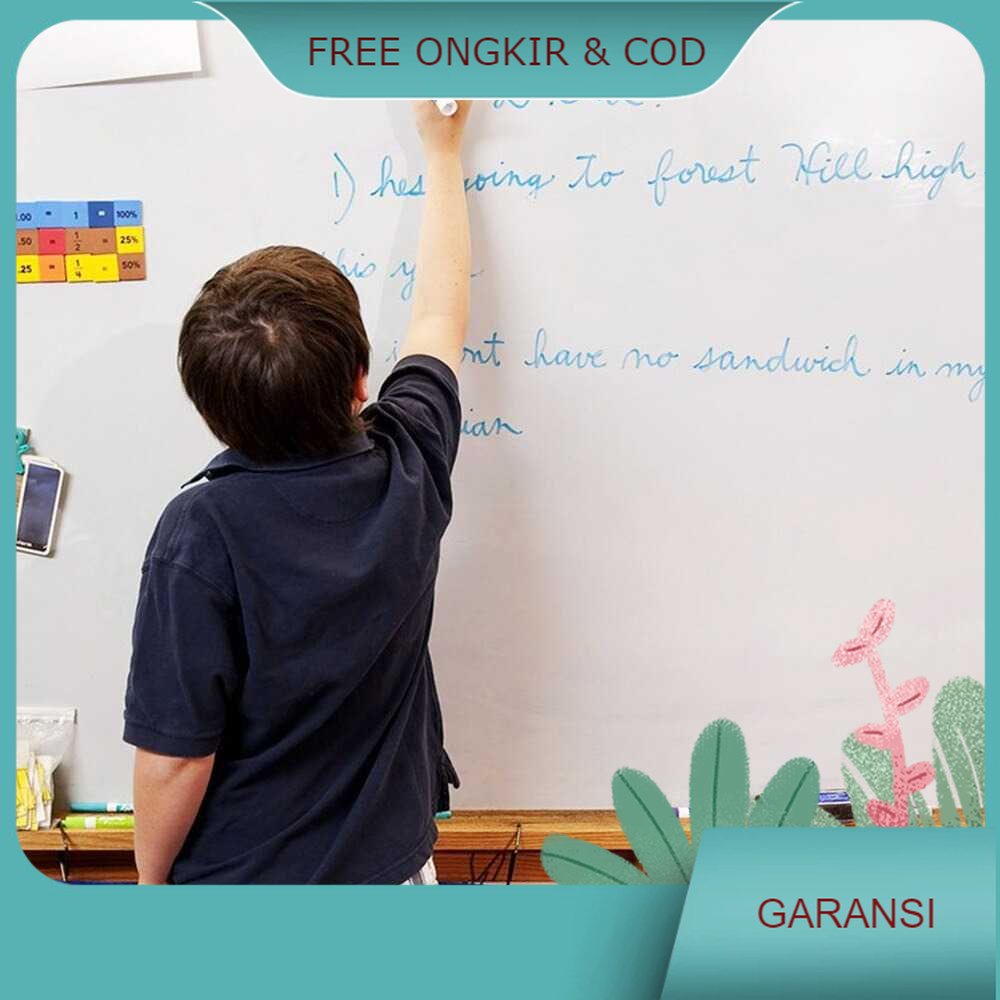 

Stiker Dinding Papan Tulis Whiteboard Flexible 200 x 45 cm - HF514