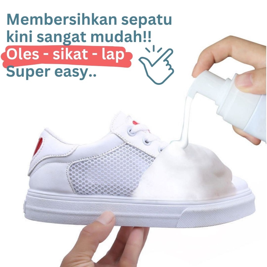 Pembersih Sepatu Instan Foam Shoe Cleaner