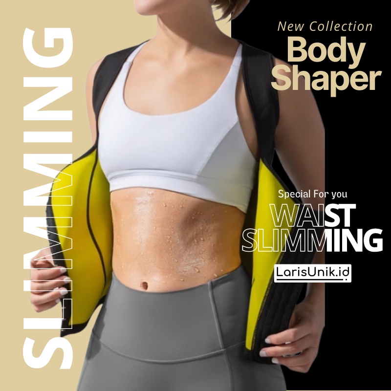 Korset Pelangsing cami cincher Pengecil Pembakar Perut Wanita Lemak Neotex Hot Shapers original