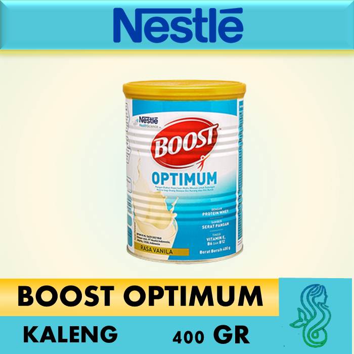 

️ NESTLE - BOOST OPTIMUM 400 GR [ NUTRISI DEWASA DAN LANSIA ]