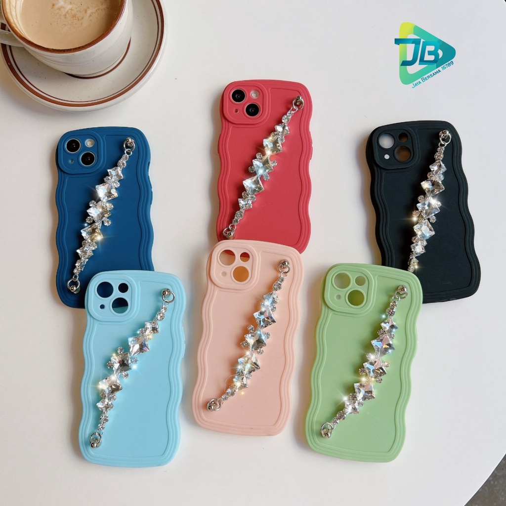 GC03 SOFTCASE GELOMBANG RANTAI DIAMOND FOR REALME C1 C2 3 5 5I 5S 8 8I 9 PRO PLUS 10 C11 C12 C25 C15 C17 7I C20 C21Y C25Y C30 C31 C33 C35 NARZO 50I 50A PRIME V23 5G JB6971