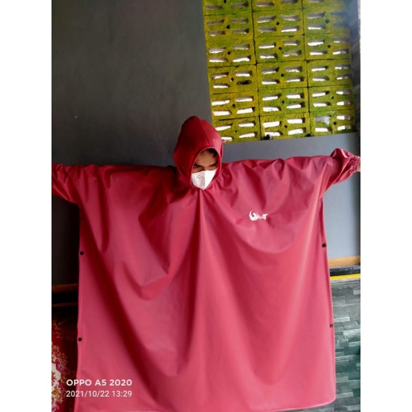 RAINCOAT  JAS HUJAN PONCO /KELELAWAR Pria Wanita Terbaik Anti Rembes