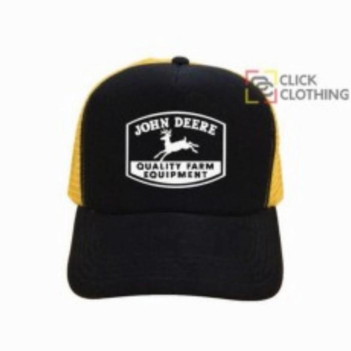 TOPI PRIA TRUCKER HAT JHON DEERE LOGO PEKING BOX