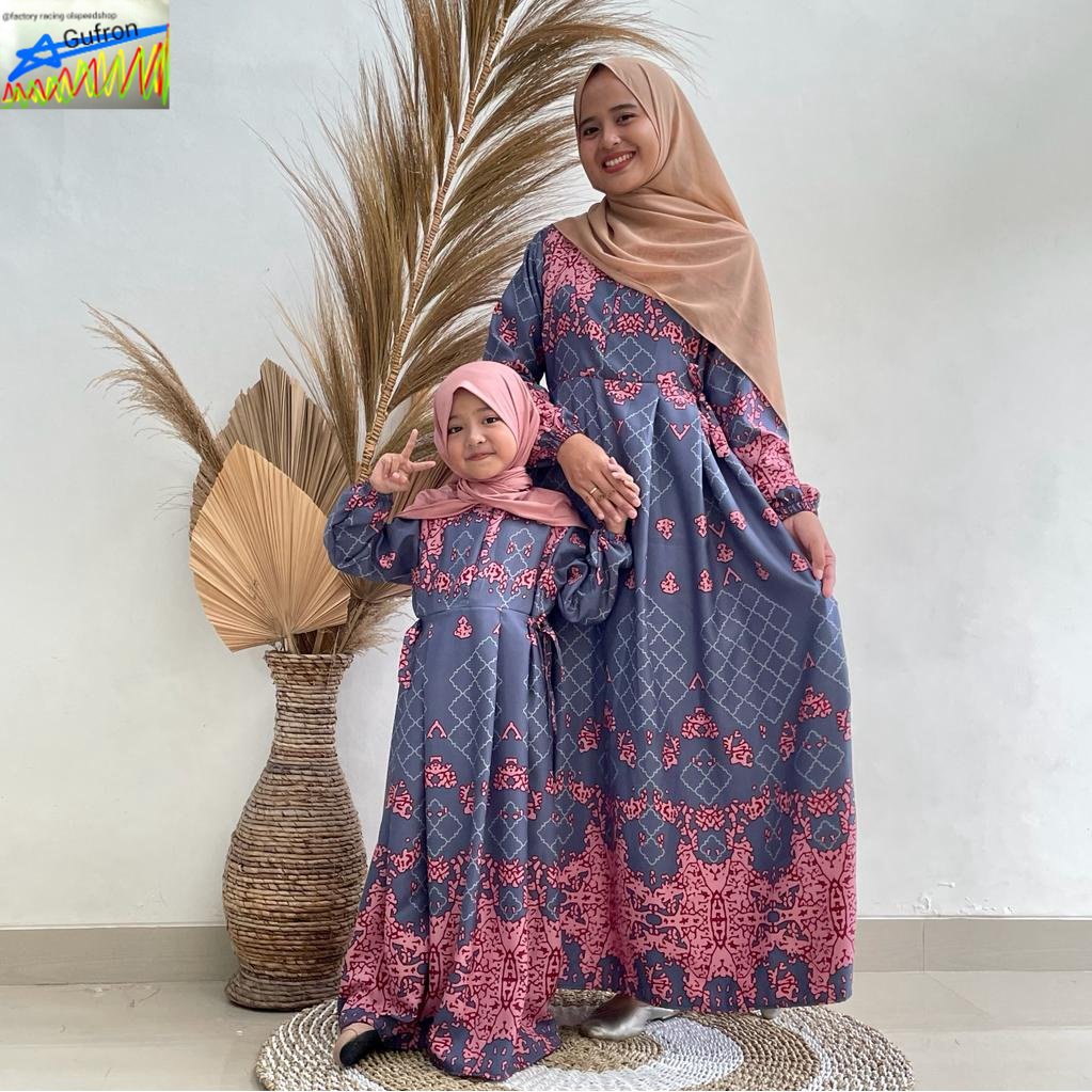 HAURA Baju Gamis Maxmara Dior Bisa Couple