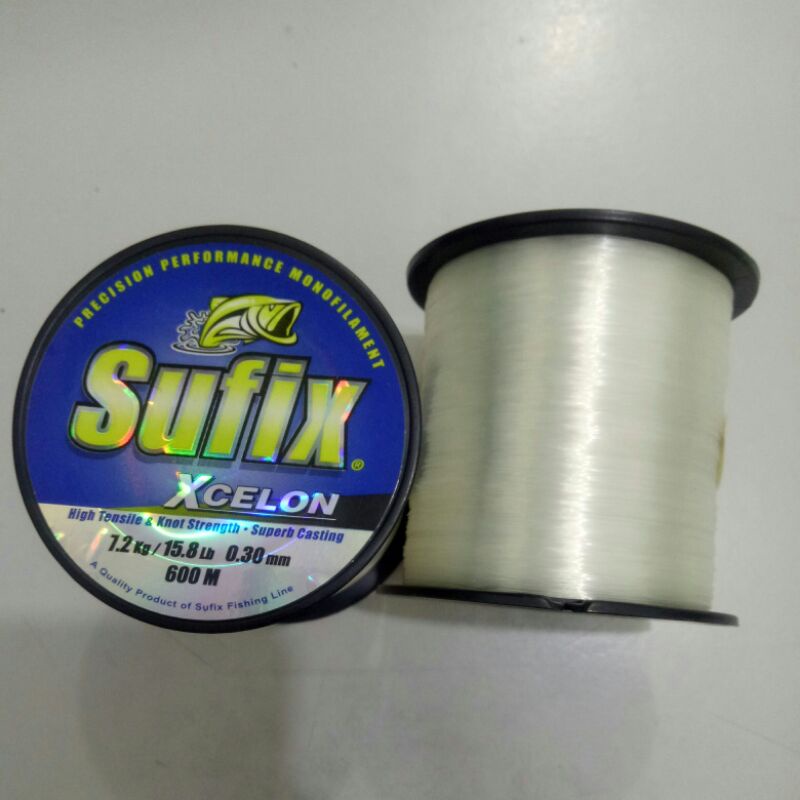 SENAR PANCING SUFIX XCELON 15.8LB (0.30mm) 600 M