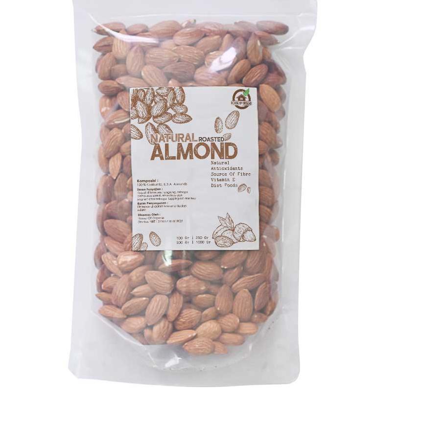 

Promo | JKH|Natural Roasted Almond (Panggang) 250 Gr