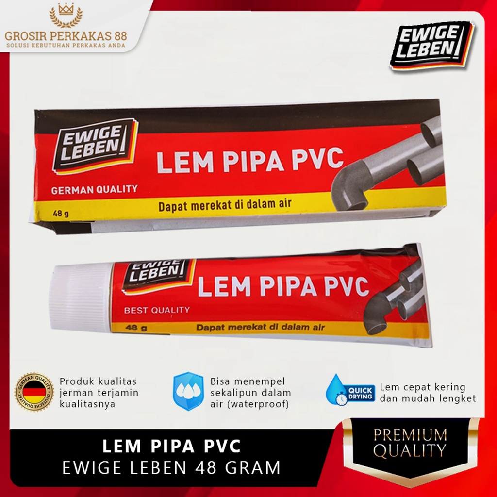 

Ewige lem pipa pvc paralon 45gram