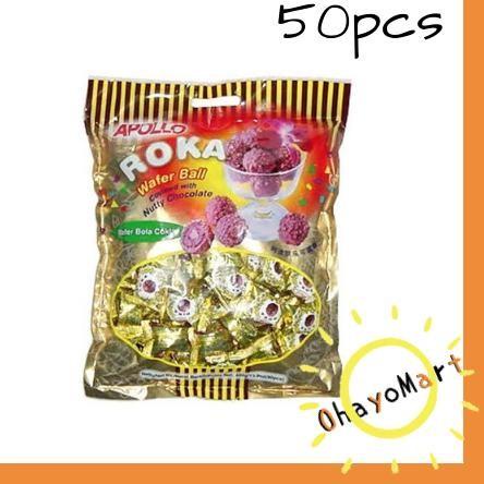 

Terbaru[KP8]-Apollo Roka Refill 50pcs / isi ulang biskuit roka 300grm