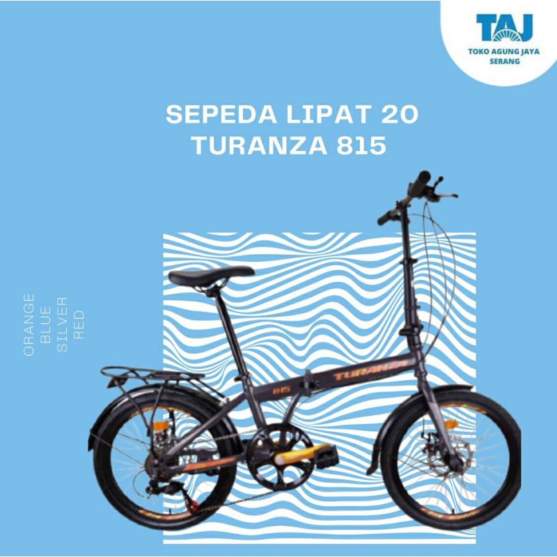 SEPEDA BICYCLE FOLDING TURANZA 815 Sepeda Lipat 20 Inch