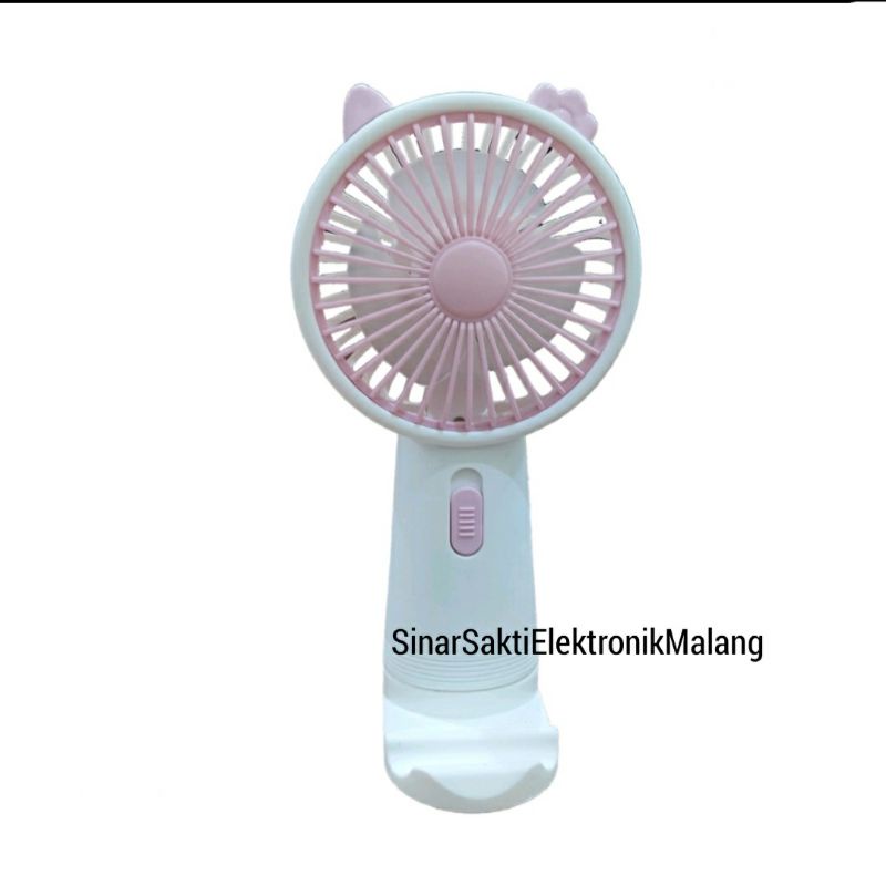 Kipas Angin Tangan Mini Karakter / Kipas Angin Genggam Lucu / Mini Fan / Kipas Angin Tangan Portable Cas Charge