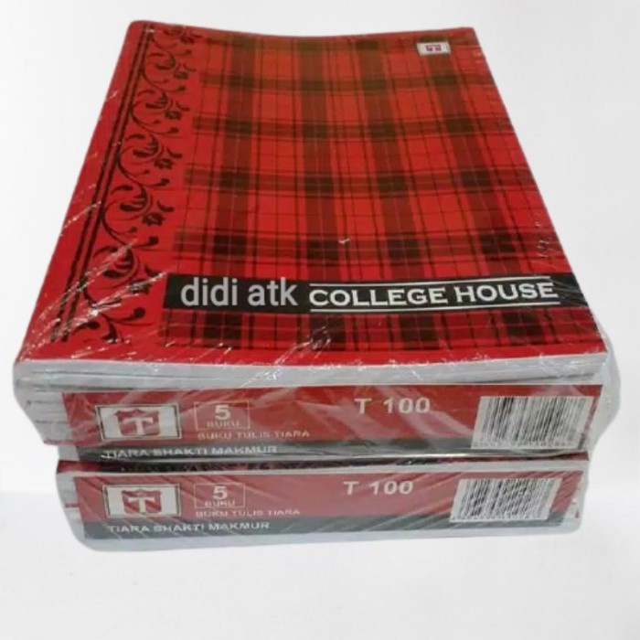 

Bts Buku Tulis Tiara 100 Lembar 1 Pak Isi 5 Buku