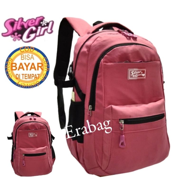 Alto Silvergirl Import Tas ransel sekolah wanita Tas kuliah dan kerja 72323F1