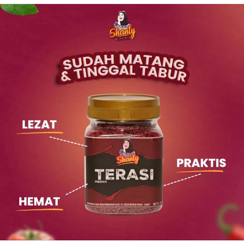 Terasi Merah Teh Shanty Asli Garut Sudah Matang Tinggal Tabur Praktis &amp; Higienis