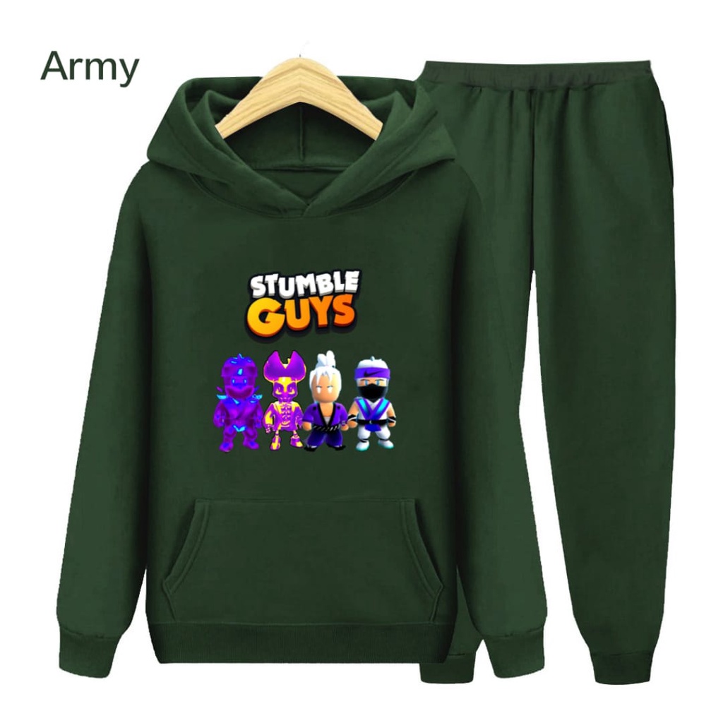 Hzl_outfit SETELAN SWEATER HOODIE ANAK STUMBLE GALAXY S.M.XL (COD)