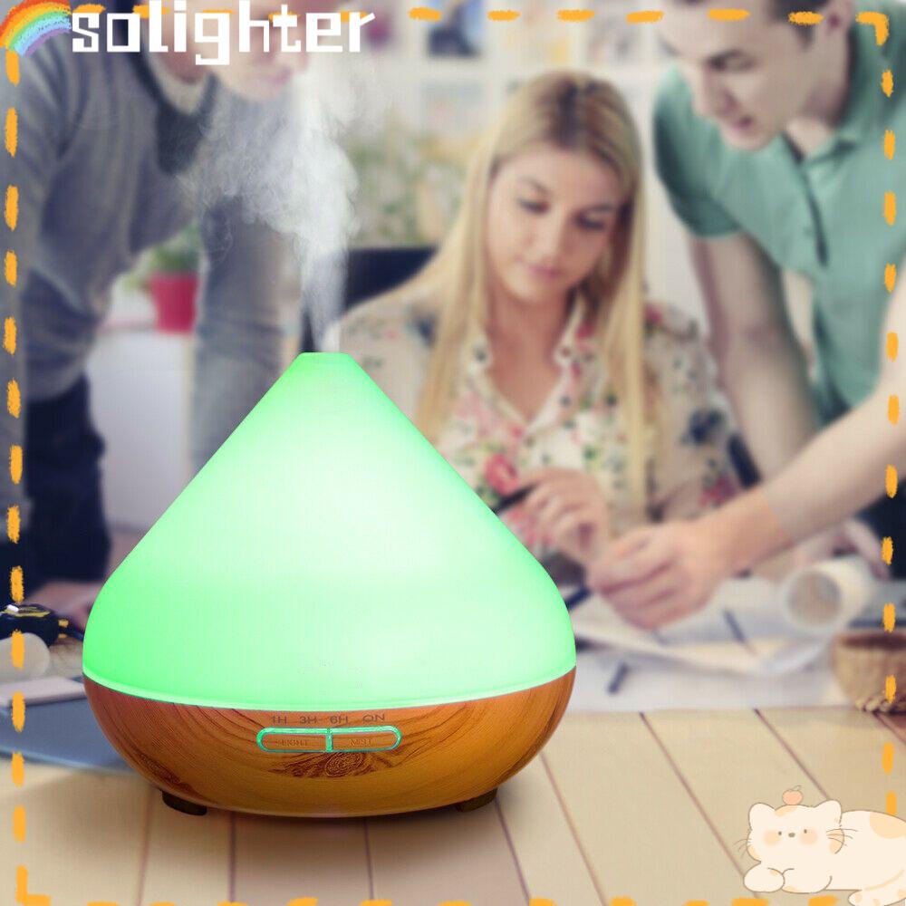 Solighter Humidifier Portable Dekorasi Rumah UK Plug Pewangi Diffuser