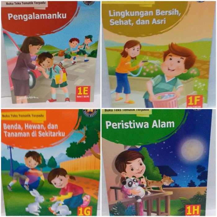 Buku Paket tematik SD/MI Kelas 1 Semester 2 Yudhistira