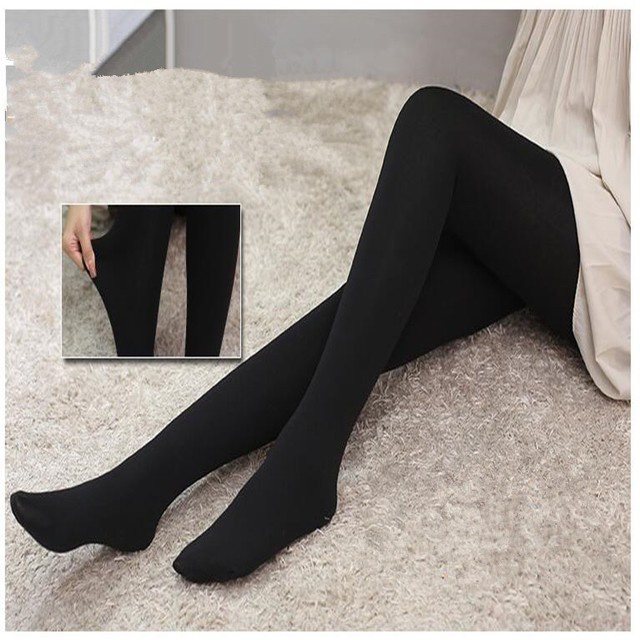 stocking- stocking pantyhose apple 120 denier stocking celana hitam - cream -stocking