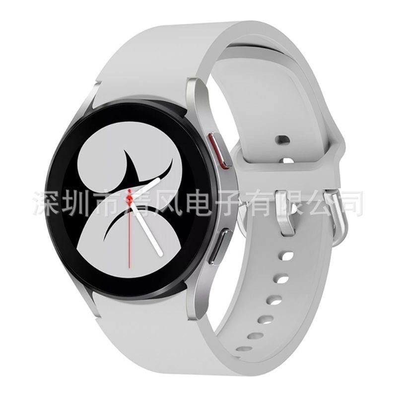 Strap Samsung Galaxy Watch 5 / 5 Pro / 4 / 4 Classic 40mm 42mm 44mm 46mm 40 42 44 45 46 mm Tali Silicone Soft Silikon 20mm 20 mm