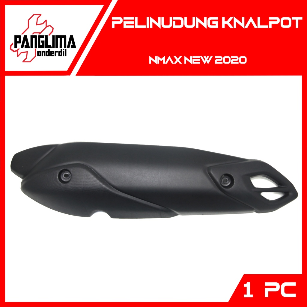 Pelindung Knalpot NMAX N MAX New 2020 Hitam Cover Tutup Penutup Tameng Kenalpot Muffler Exhaust