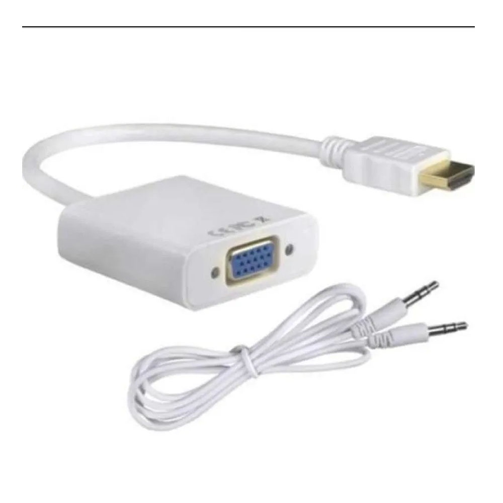 Kabel HDMI To VGA + Audio Converter Hdmi Cable