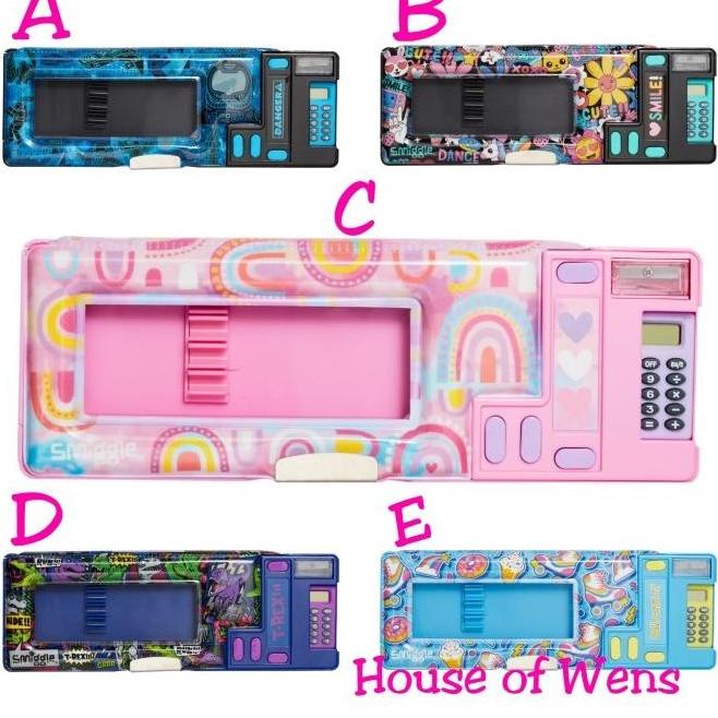 

SMIGGLE BRIGHT SIDE POP OUT PENCIL CASE ORIGINAL - TEMPAT PENSIL UH654OIK