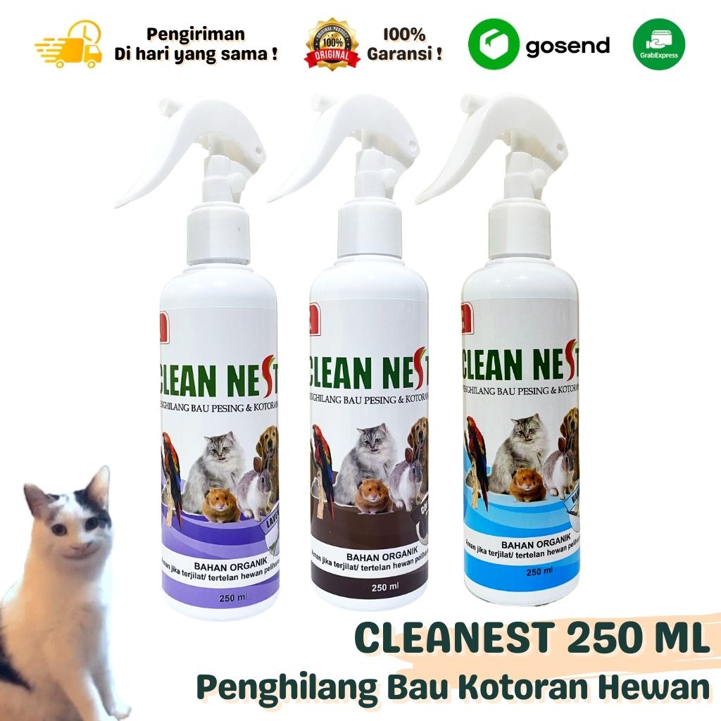 CLEAN NEST PENGHILANG BAU PESING HEWAN KUCING ANJING