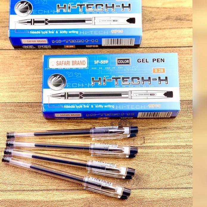 

️✔️✔️ (1pack) Pulpen/Gel Pen Hi-Tech-H Hi-Tech Hitech Hi-Tec Hitec Murah Safari eds-on 0.28 mm !