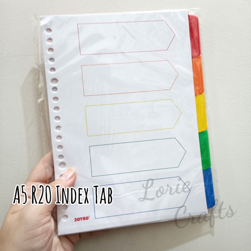 

LC Index Tab Binder A5 Ring 20 Joyko