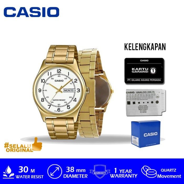 ini TG TG TG CASIO MTP-V006G-7BUDF TG pelindung anti gores antigores layar kaca film jam tangan temp
