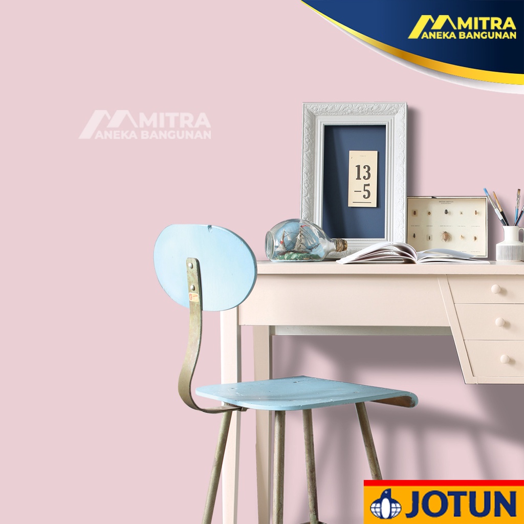 CAT TEMBOK INTERIOR JOTUN DREAMY 3224 / MAJESTIC JOTASHIELD JOTAPLAST / BABY PINK