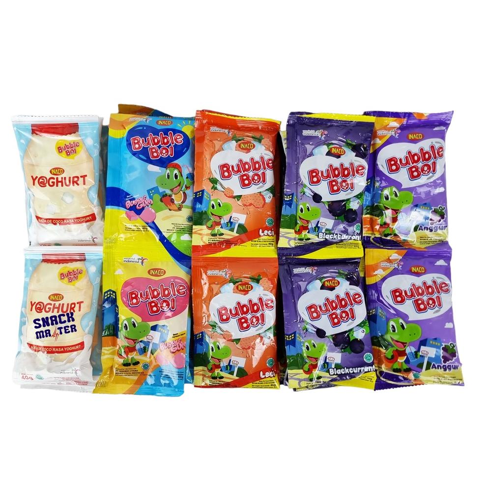 

[PRODUK-ikAOD95] Inaco Bubble Boi Nata de Coco & Yoghurt Renceng - Netto 10 bks x 40 gram ylqdh