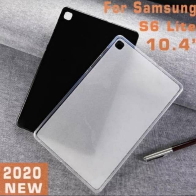 Case HP Soft Samsung Tab S6 Lite 10.4" P610 P615 Ultrathin Tablet Hitam CasinG AGH