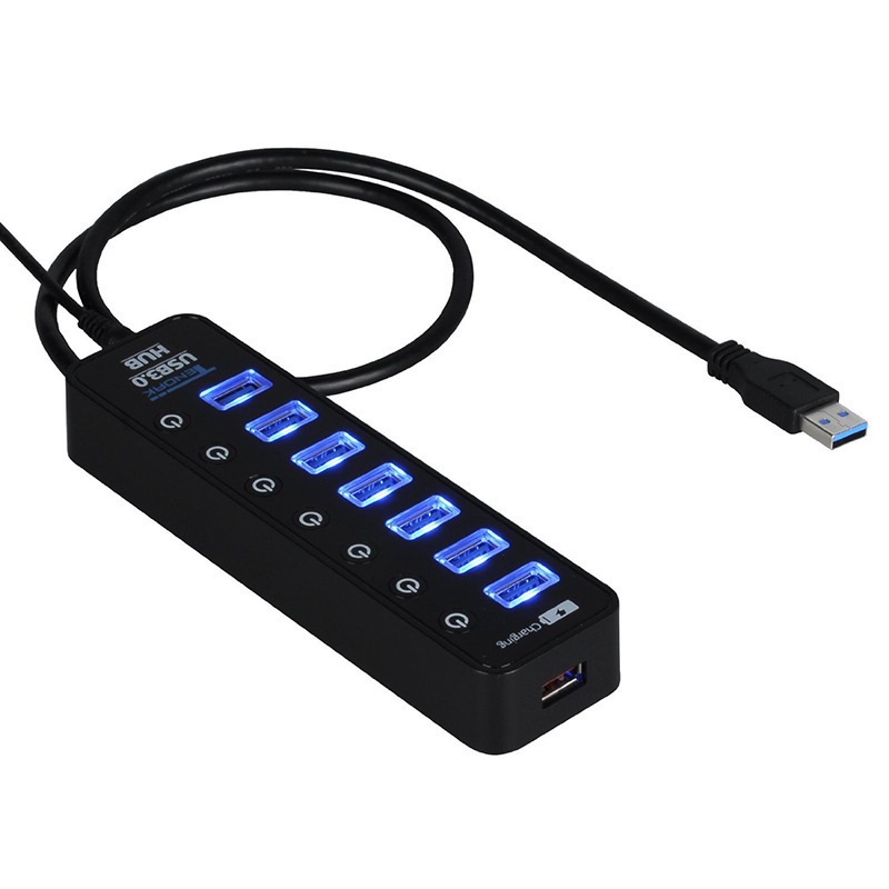 Hub USB 3.0 HUB HUB USB 3.0 HUB HUB 7port USB 3.0 Pembagian HUB 7port USB 3.0 HUB Ekspanding