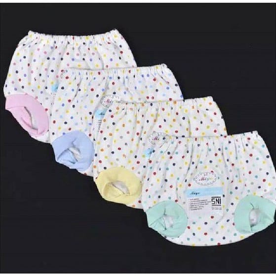 Baju Kutung 1 Pc Baju Pendek Baju Panjang Celana Pop Celana Pendek Celana Panjang Bayi Motif Polkadot Miyo Newborn 0-6 Bulan