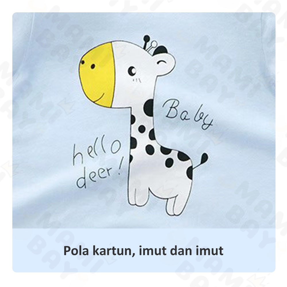 OKEYI Jumper bayi 0-6 bulan/Romper Baju Bayi/Jumper Pendek Bayi Newborn